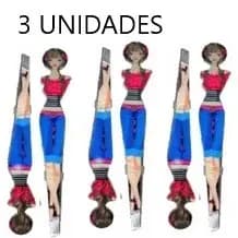 3 UNIDADES PINÇA FASHION MODELO BONECA UNIDADE GLOBAL MIL (REF:107).