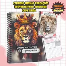 CADERNO DE PREGAÇÕES (PLANNER DE PREGAÇÕES, ANOTAÇÕES, PALAVRA, ORAÇÃO)