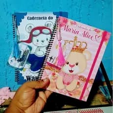 CADERNETA INFANTIL URSINHOS + Cartão do SUS (CAPA DURA + ELÁSTICO)