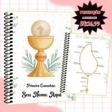 Caderno Eucaristia (Minha Primeira Comunhão)