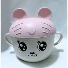 Caneca Marmita c/ trava talher ratinho