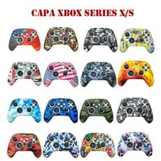 Capa de Silicone Especial para Controle XBOX Series S e Series X Case Proteção Estampada