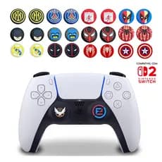 (D) Par de Grip Premium para controle Ps3,Ps4,Ps5, Xbox One, Xbox X/S, Nintendo Switch 2 Ótima qualidade, Envio imediato