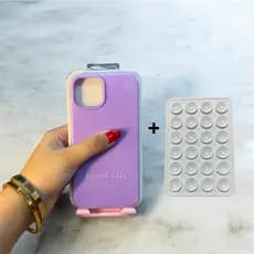 Kit CAPA COM VENTOSA  Para iPhone 11/11 PRO/11 PRO MAX Silicone Com Ventosa Multifuncional de Ótima Qualidade.