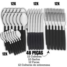 jogo de talheres peças, jogo de faca, jogo de garfo, jogo de colher, jogo de talheres de inox.