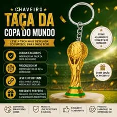 Chaveiro Taça da Copa do Mundo