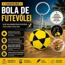 Chaveiro Bola de Futevôlei