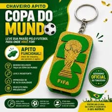 Chaveiro Apito Copa do Mundo 2026