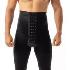 Bermuda Masculina Modeladora de Compressão Pós Cirúrgica Lipoaspiração Abdominoplastia