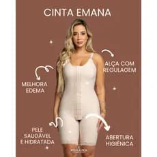 Cinta Pós Cirurgica Emana Abdominoplastia Lipoaspiração