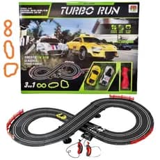 Pista Turbo Autorama 3 Modos de Circuito - 280cm - Com Luzes