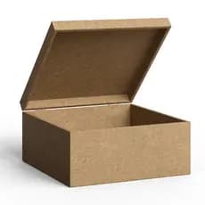 Kit Caixa Convite Padrinhos Lembrancinha 20x20x10 Com Tampa e Dobradiça Para Personalizar MDF Cru