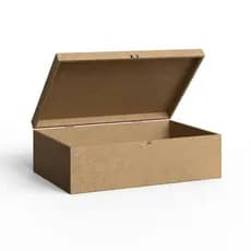 Caixa com Fecho MDF Cru 30x20x10 Lembrancinhas Reforçado Caixinhas Padrinho Casamento