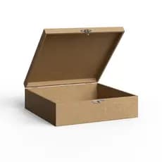 Caixas Mdf Lisa Quadrada 25x25x10 Fecho Dobradiça Convite Casamento Lembrancinha Presente Caixinha