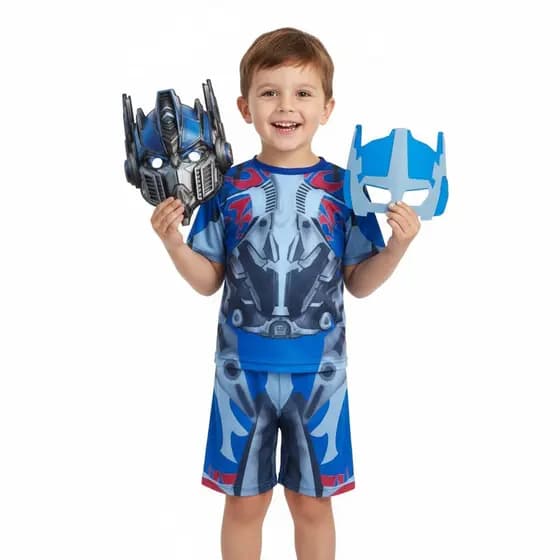 Fantasia Roupa Infantil do Transformers Optimus Prime e Bumblebee
