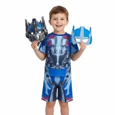 Fantasia Roupa Infantil do Transformers Optimus Prime e Bumblebee