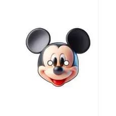 Máscara Infantil  Realista Mickey ou Minnie
