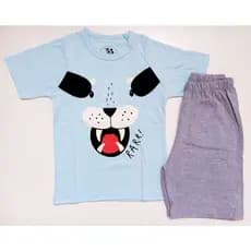 Conjunto Tam 6 - Pijama com Estampa que Brilha no Escuro Infantil Masculino