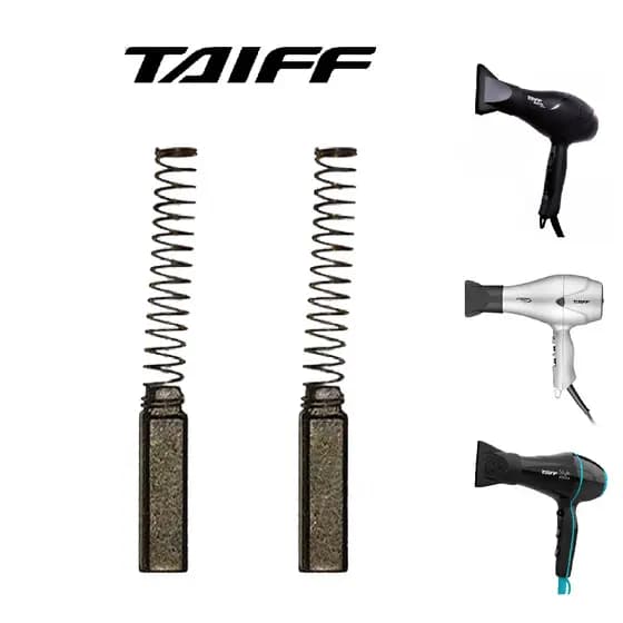 kit 2 Carvão 120 Secador de Cabelo Spam / Taiff
