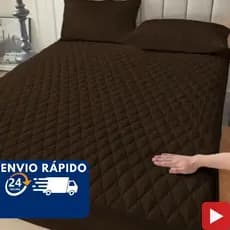 Protetor Colchão Impermeável Com Elástico Capa Colchão Ultrassonico Berço Solteiro Casal Queen