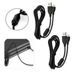 Kit 2 Cabos Controle Para Ps4 Play 4 Carregar Manete Sem Fio Micro Usb V8 Carregador Recarga Rápida Top e Barato