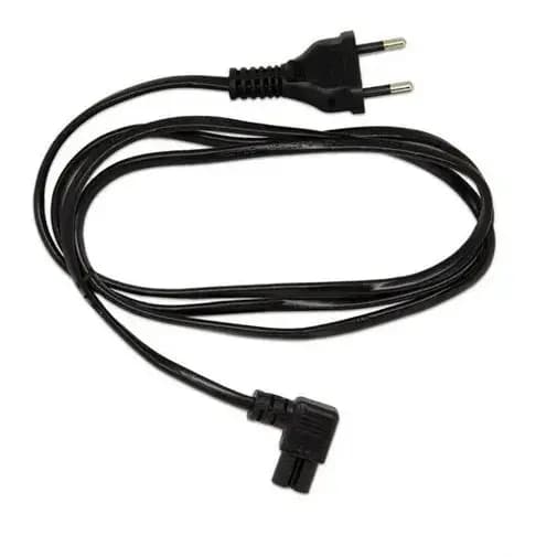 Cabo De Força Curvado Em L 90º Tipo 8 Bipolar Para PS5 Ps4 Ps3 Ps2 Xbox One S Tv Samsung LG Rádio Impressora