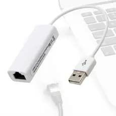 Adaptador Conversor Placa de Rede Externa USB Cabo Ethernet Lan Conectar Internet Notebook