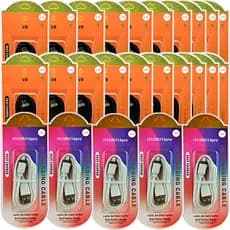 KIT COM 25 CABOS TURBO 20 CABOS SMARTPHONE V8 5 CABOS COMPATIVEL PARA IPHONE NO ATACADO PARA REVENDA