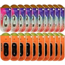 KIT COM 20 CABOS TURBO 10 CABOS COMPATIVEL PARA IPHONE 10 CABOS SMARTPHONE V8 NO ATACADO PARA A REVENDA