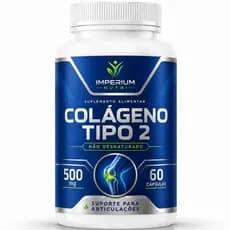 Colágeno Tipo 2 Não Desnaturado 500mg 60 Cápsulas Articulações Cartilagem Original Envio 24h