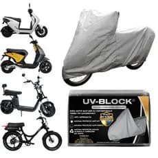 Capa Motocicleta Moto Scooter Elétrica Lona Impermeável UV BLOCK