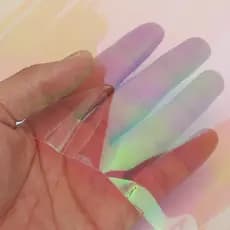 Pelicula Envelopamento Adesivo Vinil de Farol Decoração Artesanato Camaleão Dicróica