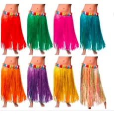 Saia Longa Havaiana Luau Festa Havaiana 60 Cm praia aniversário fantasia dança evento casamento