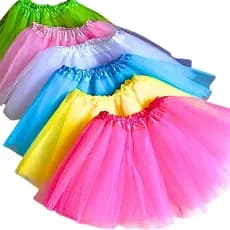 Saia Tutu Tule 30 e 40 cm Diversas Cores Festa Ballet Fantasia Dança Balé Teatro Infantil Adulto