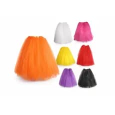 Saia de Tule 60 cm 3 camadas adulto elástico festa carnaval evento dança teatro Baile