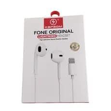 Fone Ouvido iphone Original Lightning Kapbom KA-700-5G Original Som de Alta Definição