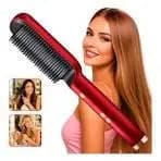 Escova Alisadora De Cabelo Pente Elétrico Portátil Bivolt 5x1 JACK LIU