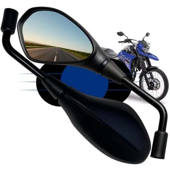Par Retrovisor Bmw Gs F800 Rosca Yamaha/Bmw Fazer Lander Factor