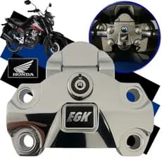 Trava Miolo Ignição Antifurto Honda Cg Titan / Fan Start 150 160 Cromada