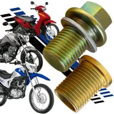 Parafuso Tampa Bujao De Oleo Motor 12mm Fan Titan Biz Bros
