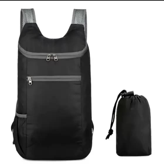 Mochila Dobrável Impermeável 13L Ultralight Compacta para Viagem Camping Academia