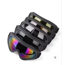 Óculos Tático Airsoft Proteção Anti-UV Antiembaçante Moto Ciclismo Segurança Unissex