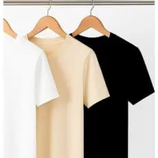 Kit 3 Camiseta Masculina Básica Lisa Camisa Algodão Premium Estilo Casual