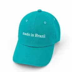 Boné Dad Hat Made in Brasil Unissex Aba Curva Ajustável
