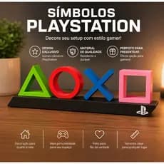 Decoração Gamer PlayStation – Impressão 3D