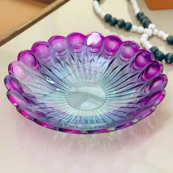Centro De Mesa Decorativo Acrílico Cristal Para Cozinha Sala