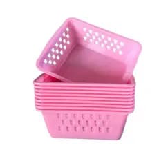 kit 5 cesta organizadora 800ml Organizador de gaveta Organizador de geladeira Organizador