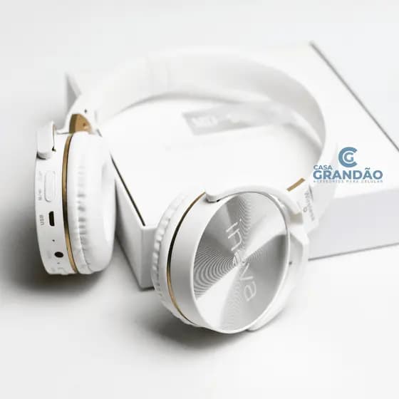 Fone Bluetooth Sem Fio INOVA 950BT – Som Premium, Conexão Rápida e Alta Durabilidade