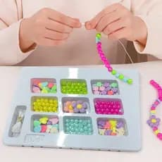 Kit Miçangas com Várias Peças para Criação de Acessórios Pulseiras Colares First