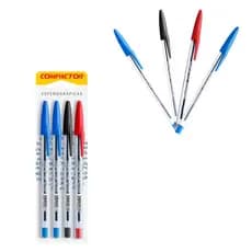 kit com 4 Canetas Esferográficas TOP 2000 Compactor